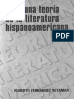 Roberto Fernandez Retamar - para Una Teoria de La Literatura Hispanoamericana