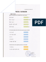 Práctica Sobre Factorización