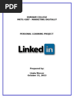 LinkedIn User Manual Overview | PDF | Linked In | Internet Privacy