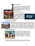 Culturas de Los Departamentos de Guatemala