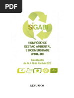 Resumos II Sigabi - 2013