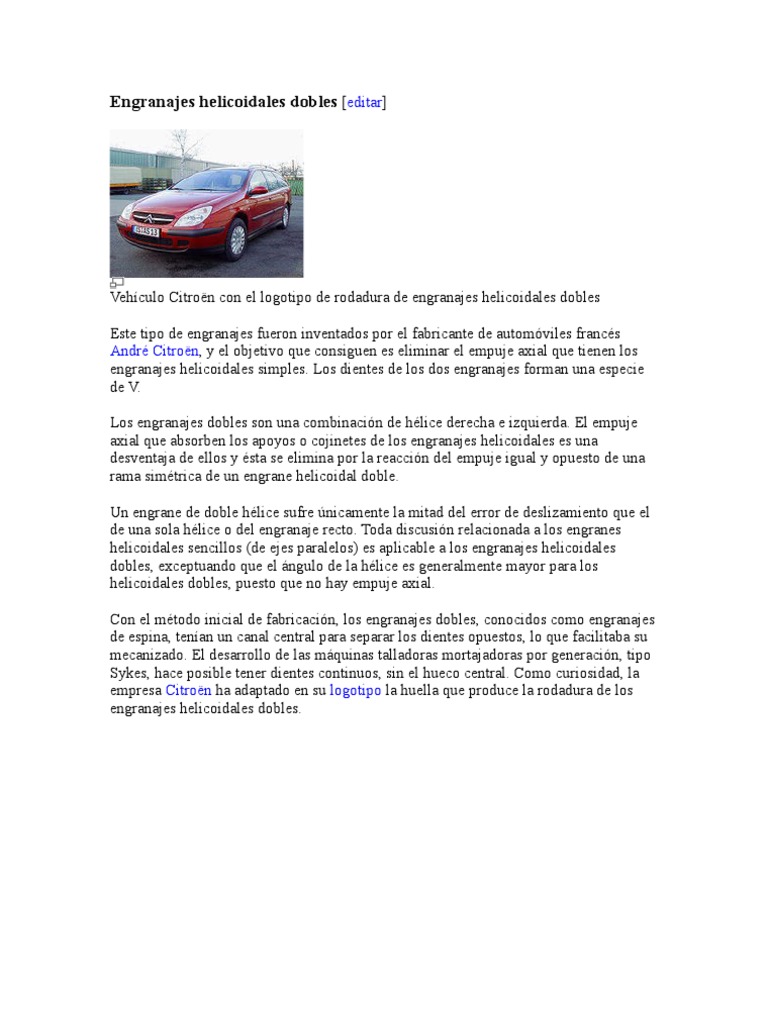 Engranajes Helicoidales Dobles Pdf