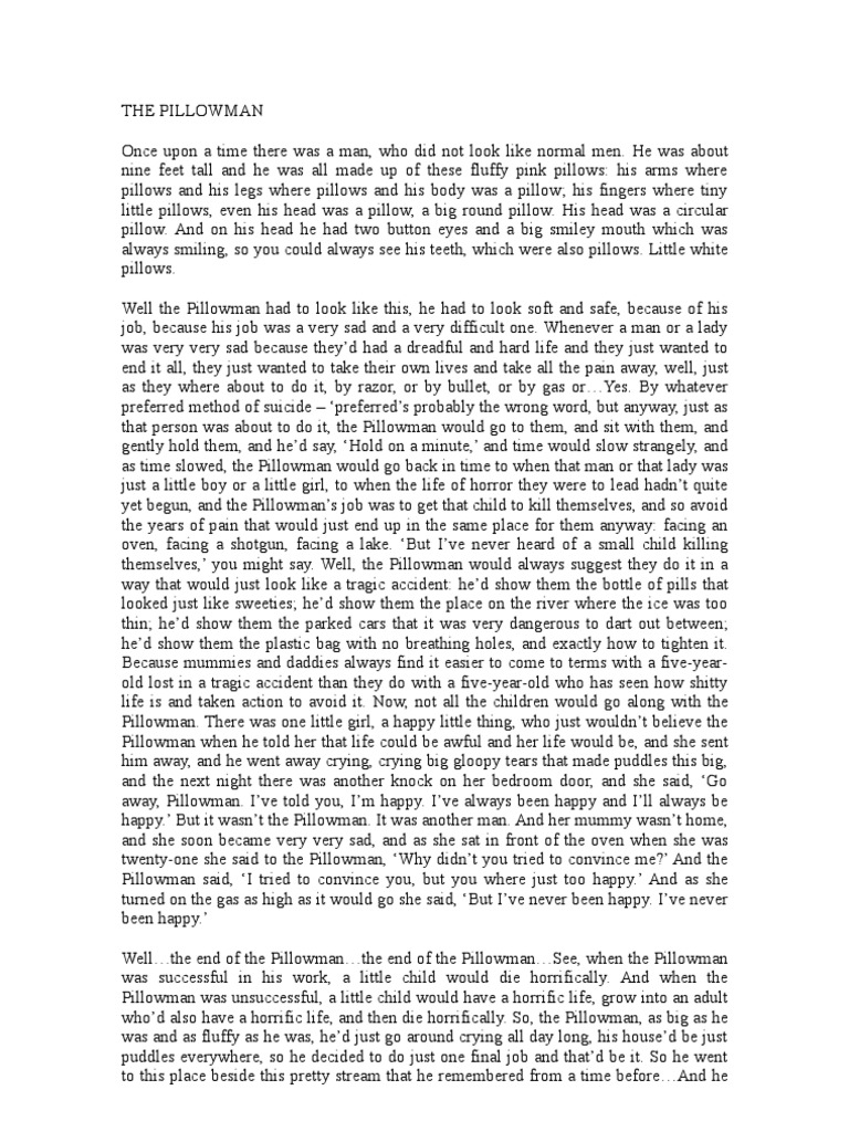 The Pillowman PDF