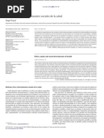 Etica, Equidad y Determinantes Sociales de Salud