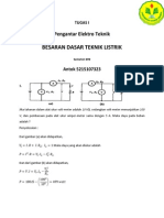 Tugas 1 - Besaran Dasar Teknik Listrik - Antok