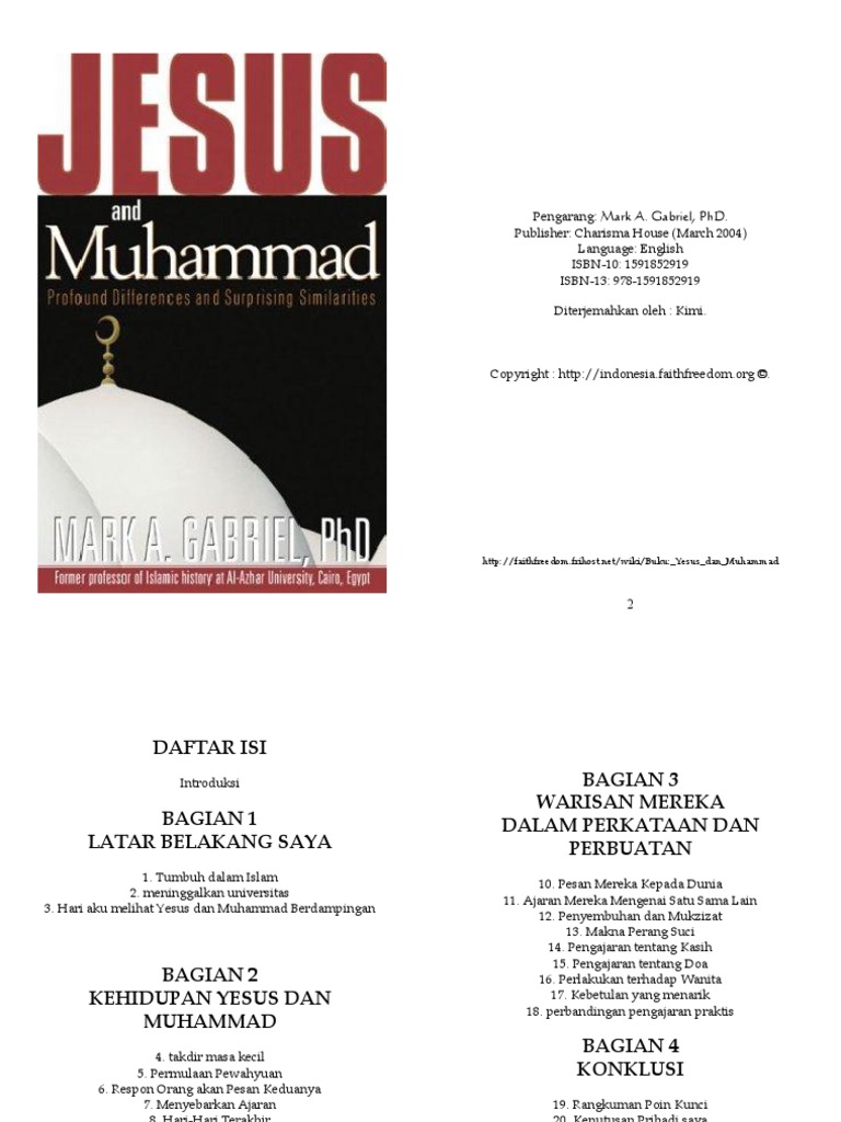 Yesus Dan Muhammad by Mark Gabriel | PDF