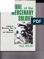 MANUAL OF THE MERCENARY SOLDIER by Paul Balor PDF