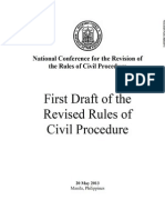 FIRST DRAFT 2013 Revised Rules of Civil Procedure.pdf