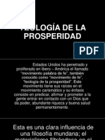 TEOLOGÍA DE LA PROSPERIDAD