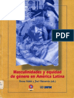 Masculinidad y Equidad de Genero en America Latina