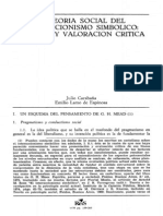 Carabaña, J - La teoria social del interaccionismo simbolico, analisis y valoración a la critica