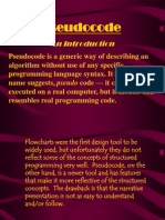 Pseudocode Basics