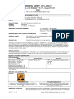 (Sealed) Lead Acid Battery MSDS Infomation Sheet PDF