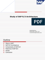 Study of SAP R/3 Architecture: Submitted By: Manjinder Singh Sohi Mss046000@utdallas - Edu
