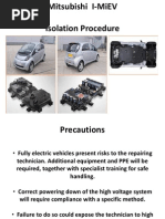 Mitsubishi I-Miev Isolation Procedure