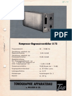 Telefunken U73 Datenblatt