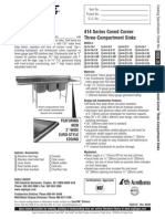 414 Series Coved Corner Three Compartment Sinks PDF