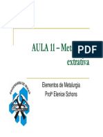 AULA 11 - Metalurgia Extrativa