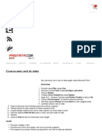 Crearea Unei Carti de Vizita in Word PDF