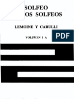 Solfeo de Los Solfeos - Volumen 1a - Lemoine y Carulli