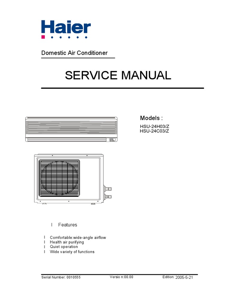 aer conditionat install Haier Air Conditioning Mechanical Fan
