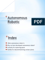 Autonomous Robotic