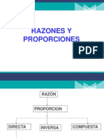 Razones Proporciones y Porcentajes