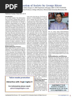 The McDonaldization of Society by George Ritzer Reviewer Hamid Yeganeh Winona State University 003