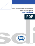 ANSI RD1.0 - 2006 - Standard For Steel Roof Deck