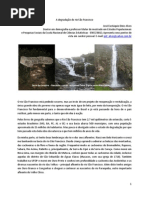 A degradacao do rio São Francisco