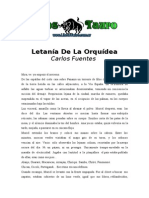 Fuentes, Carlos - Letania de La Orquidea