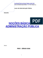 Nocoes Administracao Publica Sergio Dias