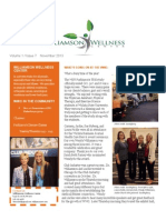 Volume 1 / Issue 7 November 2013: Williamson Wellness Center