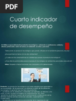 Cuarto indicador de desempeño del cuarto periodo