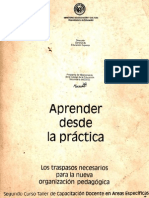 Aprender desde la práctica: Reflexiones sobre la práctica docente