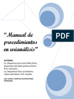 Manual Procedimientos Tecnicos Urianalisis