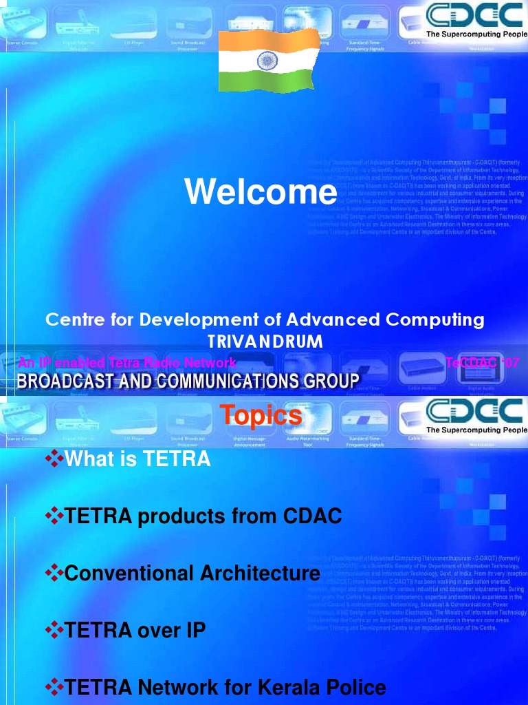 An IP Enabled TETRA Radio Network | PDF | Multicast | Computer Network