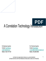 A Very Brief Introduction To Correlation Technology