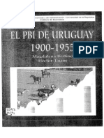El PBI de Uruguay 1900 - 1955