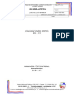 Analisis Informe de Gestion 2.011. 2.