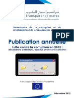 Corruption ;La Publication Annuelle 2012 de (TM)