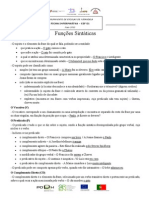 Ficha Informativa - Funções Sintáticas