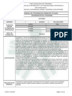 Infome Programa de Formación Titulada