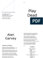 Play Dead Chapbook - Alan Garvey
