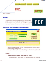 Polynomial Formation form Roots - Maths Software.pdf