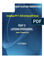 SAP PP 71 THN 2010 Sosialisasi Sesi 5 Materi PSAP 12