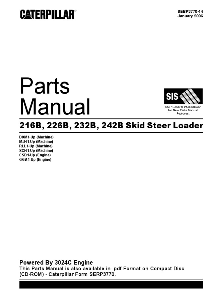 Service Manual 3024c Engine