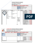 Hawk Pressure Gauge Pricing List