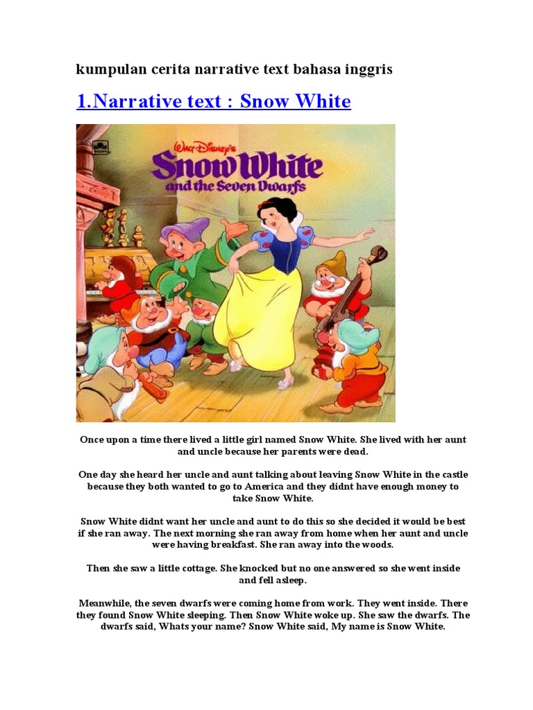 Kumpulan Cerita Narrative Text Bahasa Inggris Traditional Stories Asian Mythology