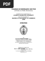 Download CHANGES IN INSURANCE SECTOR  A Study on Public Awareness by Ramaduta SN18091944 doc pdf